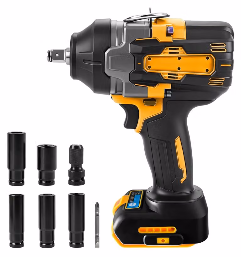 Chiave a percussione a batteria da 18V - Coppia di 1200 Nm - Attacco quadrato da 1/2 di pollice