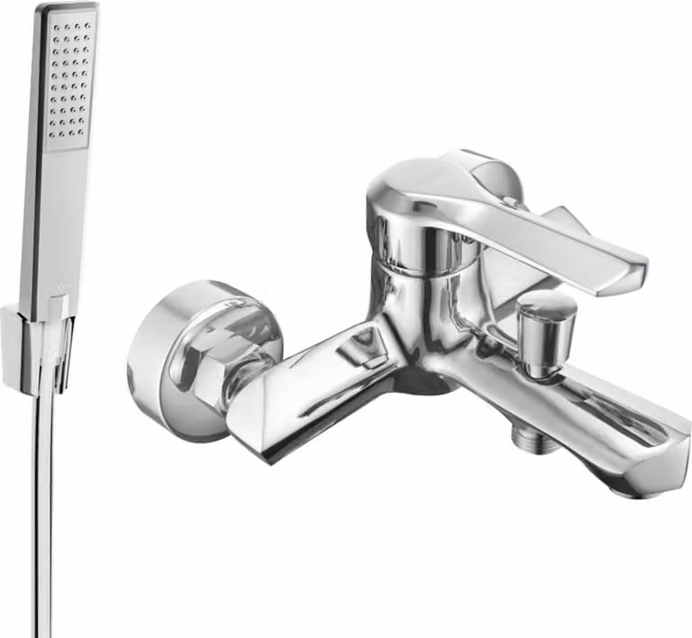 Mexen Sabre R72 rubinetteria da vasca con set doccia, cromato - 7213R72-00