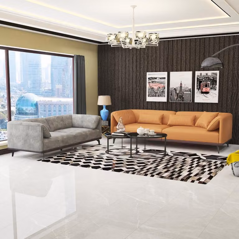 Sofagarnitur 4+3+2 Ledersofa Couch Wohnlandschaft Garnitur Design Modernes Sofa