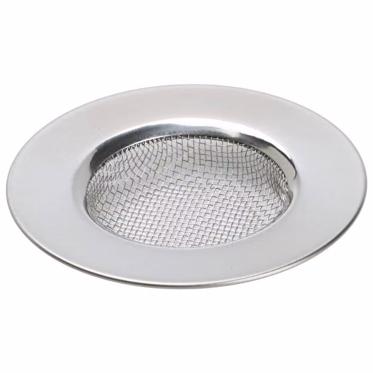 TRIXES Filtro per lo scarico della doccia – Filtro per capelli per lo scarico – Adatto agli scarichi di vasche da bagno o lavelli da cucina – Filtro per lo scarico in rete di acciaio inossidabile