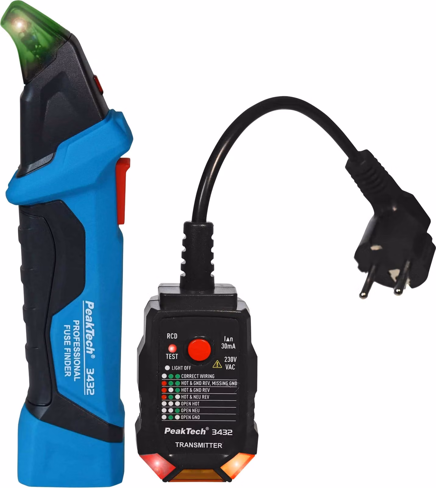 PeakTech P 3432 Cercatore di fusibili / cercatore di linee