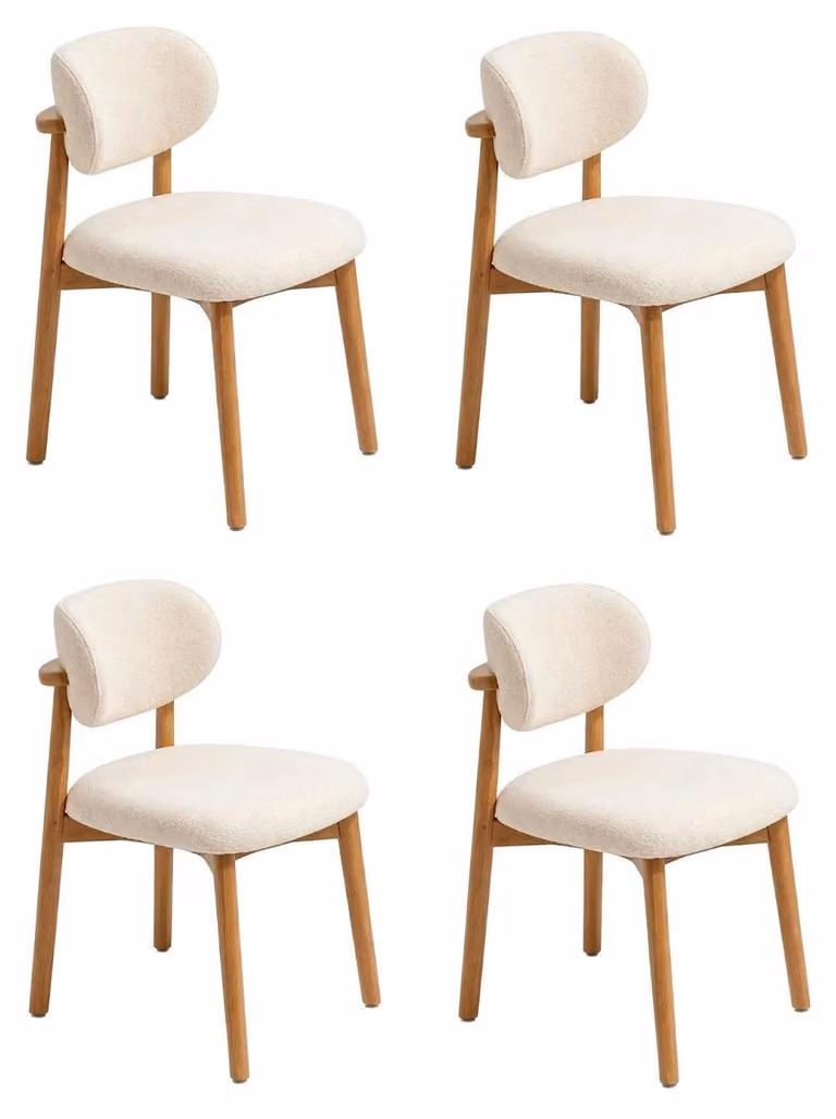 Elegante set di sedie: sedia in legno, sedia da cucina, sedia robusta, mobili da sala da pranzo