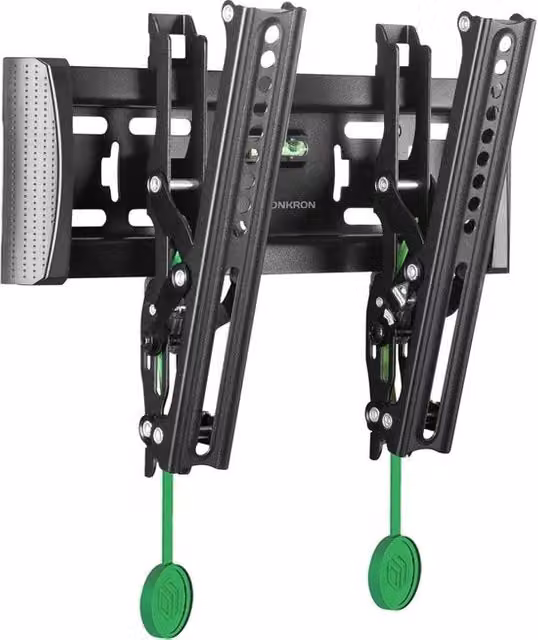 Supporto girevole e regolabile per monitor da 17 a 43 pollici con attacco VESA 75x75 a 200x200 mm, colore nero TM4