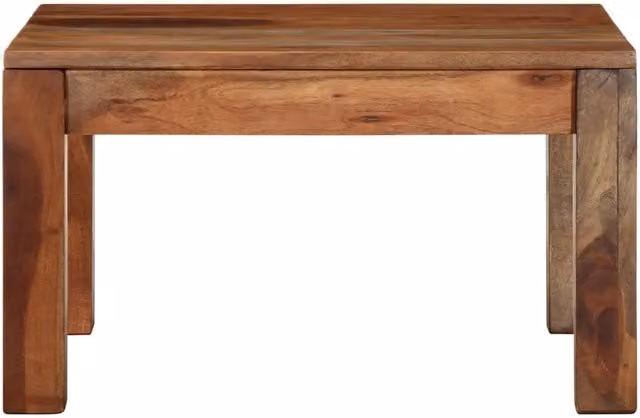 Tavolino da caffè quadrato in legno di acacia marrone vidaXL L/P/H: 60 x 60 x 35 cm