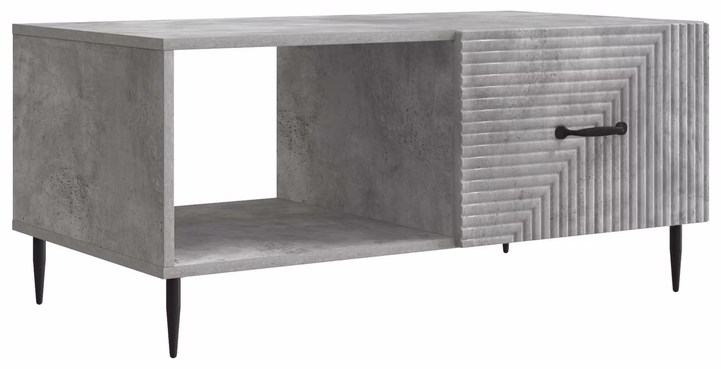 Tavolino da salotto Grigio Cemento 90 x 50 x 40 cm