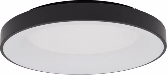 Plafoniera tonda LED Nowodvorski nera con diametro di 48 cm, 60W, 4000K