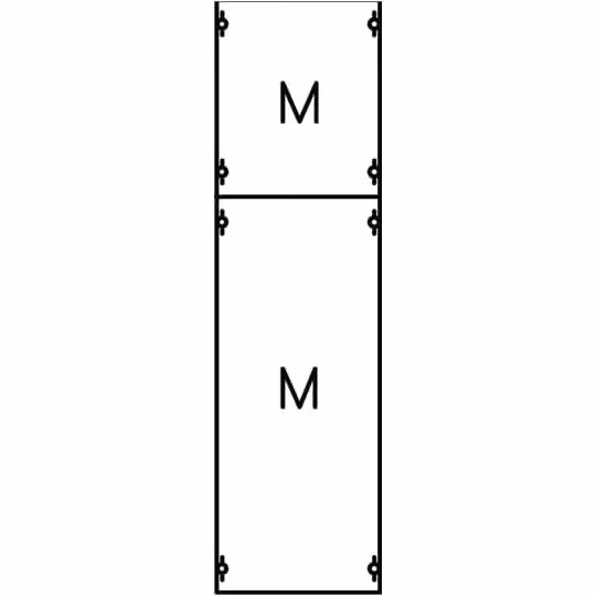 Striebel e John 1M2A Modulo con piastre di montaggio 6RE / BH2, 1 modulo FB montato su profilo EDF 2CPX037626R9999