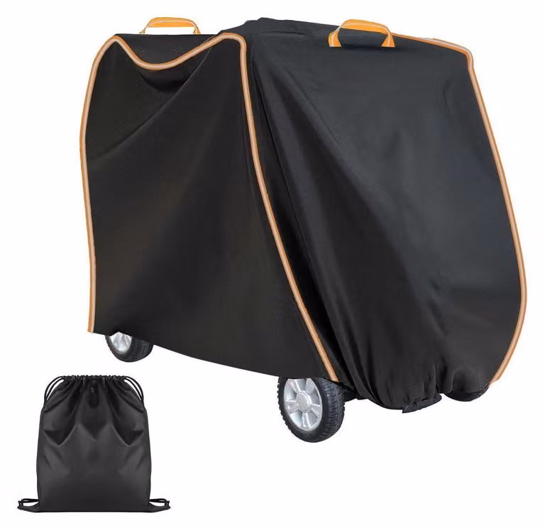 Copertura per veicoli elettrici, modello 420D Oxford, impermeabile, con protezione UV, adatta a sedie a rotelle a 3/4 ruote, taglia 2XL, dimensioni 175x119x63 cm