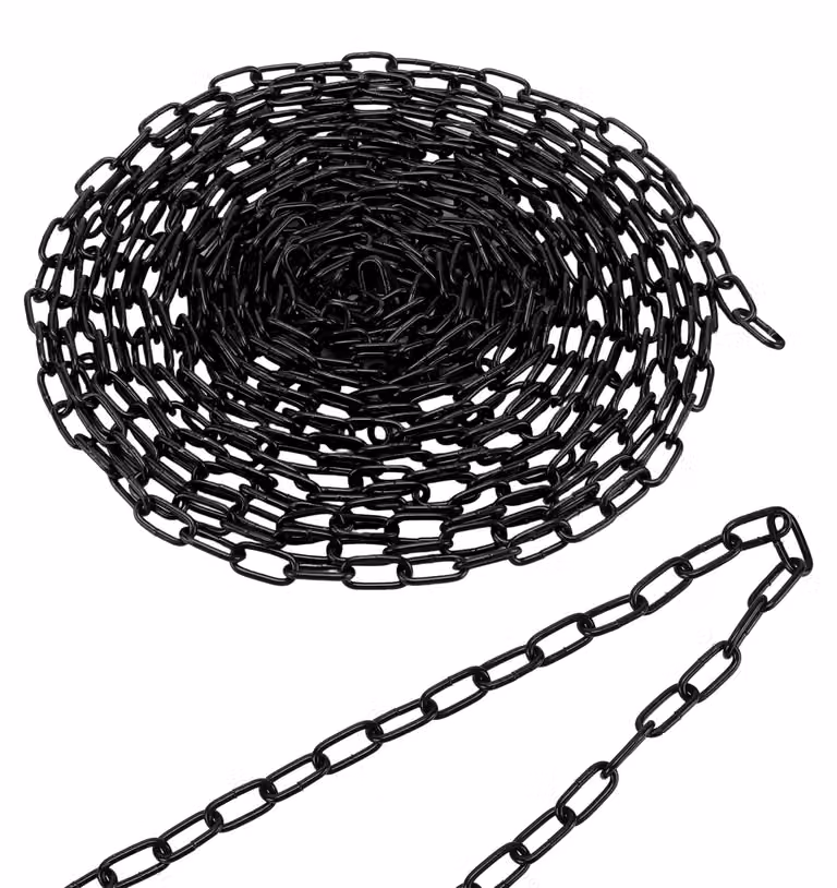 Catena metallica nera, 3 mm x 20 metri