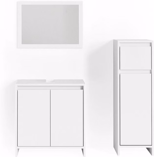 Set mobili bagno Emma Bianco 3 pezzi Vicco