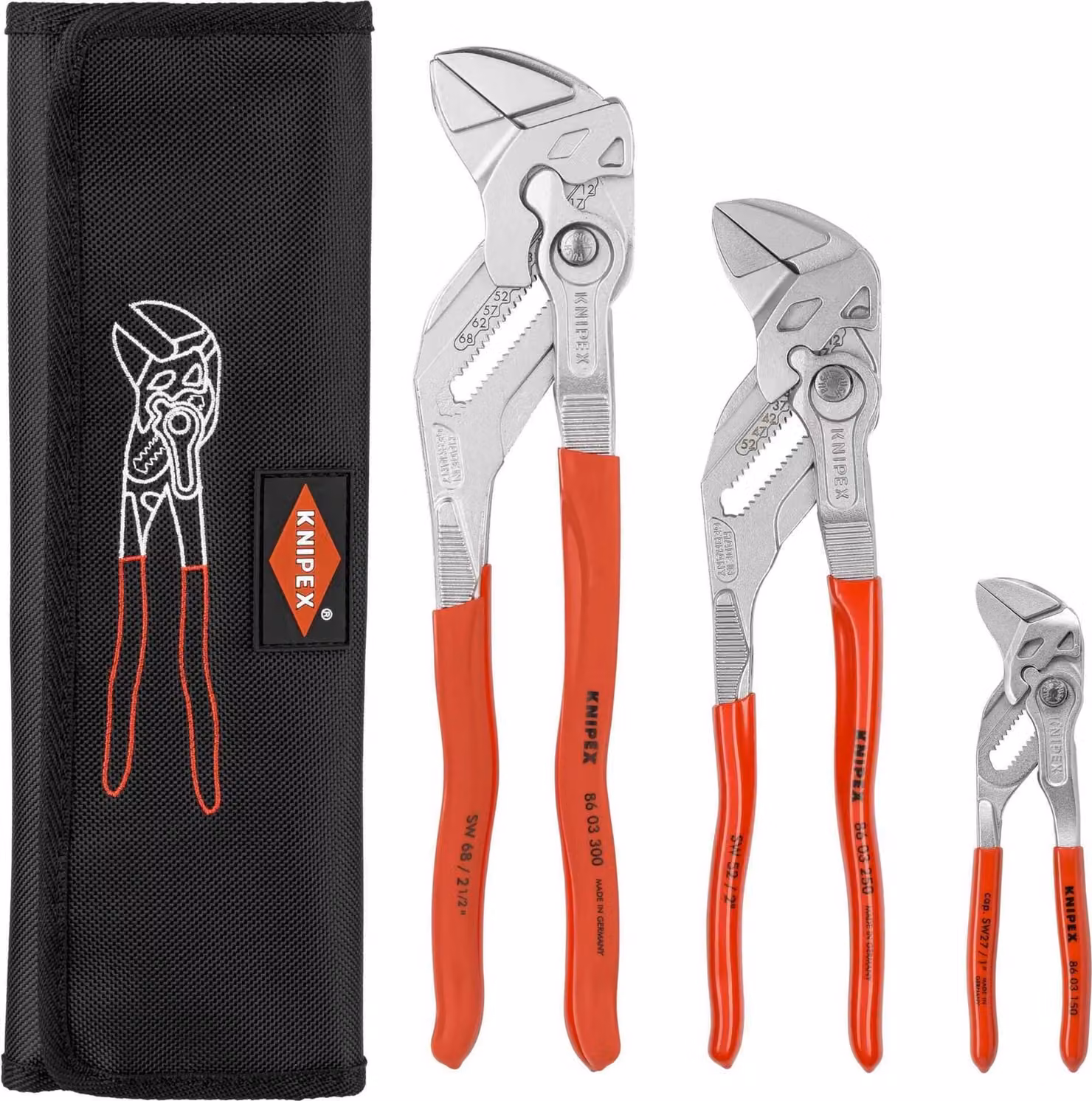 Set di pinze e chiavi KNIPEX, 3 pezzi