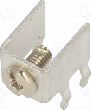 1x Connettore: Morsetto a vite per montaggio su circuito stampato, morsetto a vite 7,5x5mm 7695 - Con connessioni saldabili