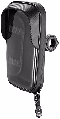 Supporto per smartphone da manubrio per bici e moto Cellularline nero