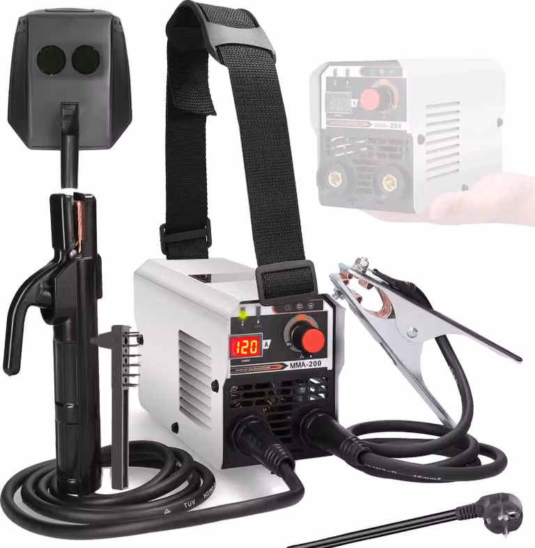 Saldatrice MMA, inverter digitale, design portatile, saldatrice ad arco