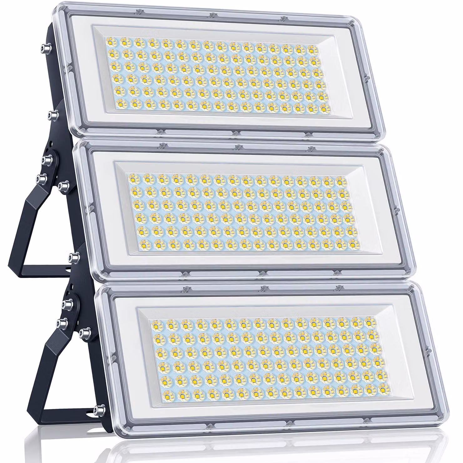 Faretto LED da esterno, 300 W, 3-in-1, 30.000 lumen, grado di protezione IP67, impermeabile