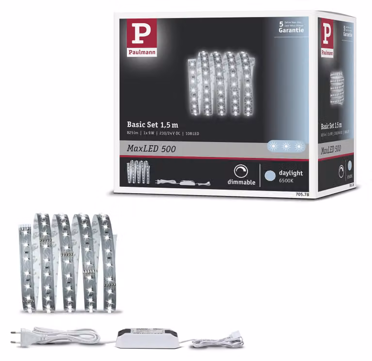 Paulmann MaxLED 500: Kit base a LED, luce bianca simile alla luce diurna