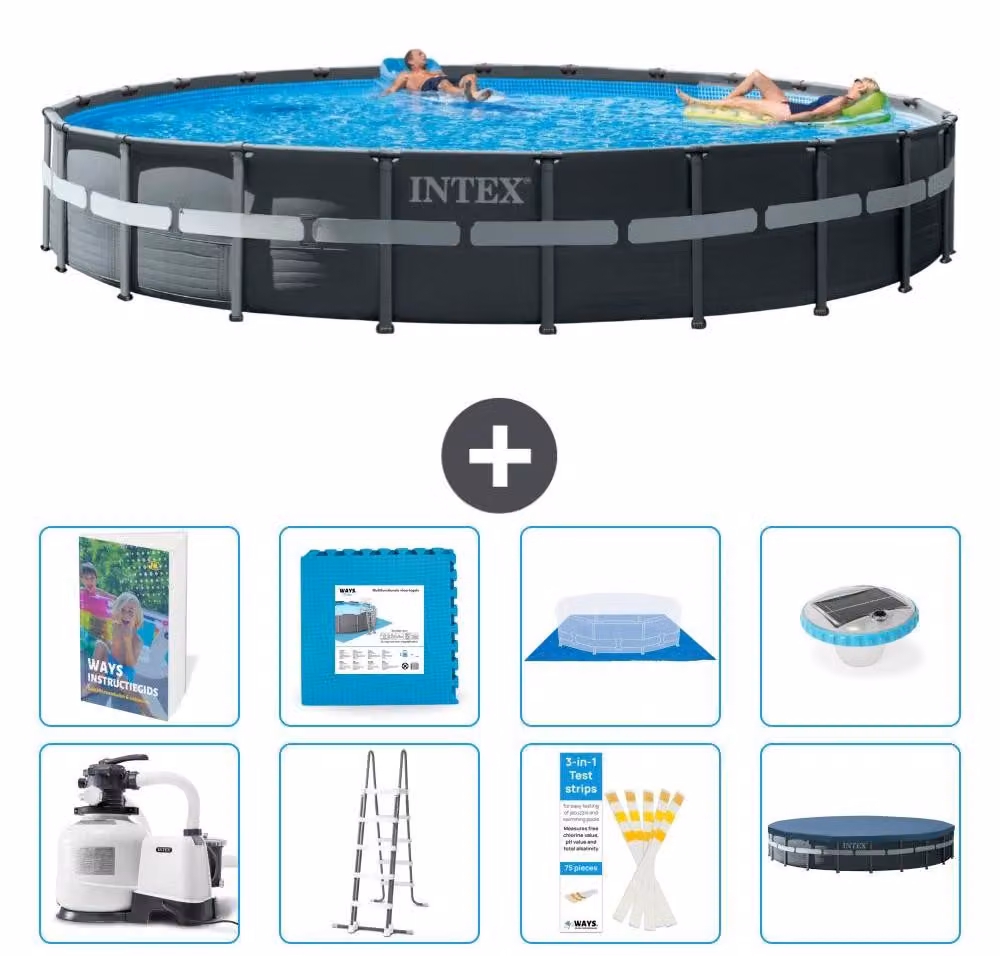 Ultra XTR Pool Rund - 732x132 cm - Kit composto da 7 elementi - Modello S674