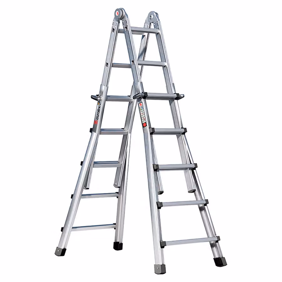 Scala pieghevole in alluminio Vario con 4x5 pioli 3160105