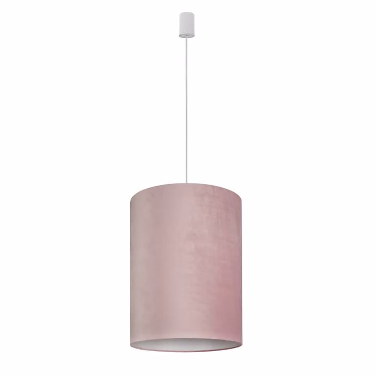 Lampada a sospensione LED Nowodvorski BARREL rosa, velluto 8444