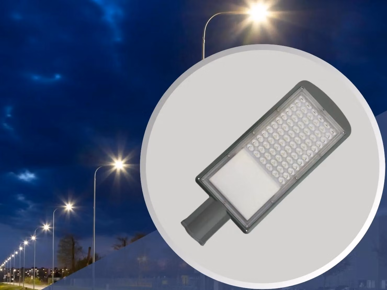 Illuminazione stradale a LED NEDES, 60W / 2700K - Modello LSL512