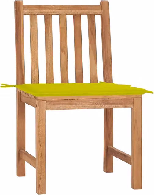 Sedie da Giardino 2 pz con Cuscini in Legno Massello di Teak 3062927