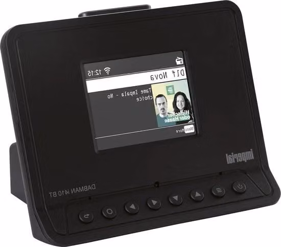 Adattatore DAB+ DABMAN con Bluetooth, Radio Internet, FM e IPTV, con ingresso USB, Jack 3.5 mm e Ottico, Nero
