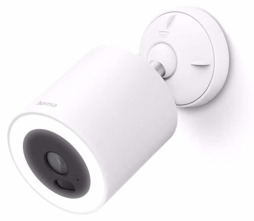 Telecamera di sorveglianza intelligente, con rilevamento di luce e movimento, Wi-Fi, per uso esterno.