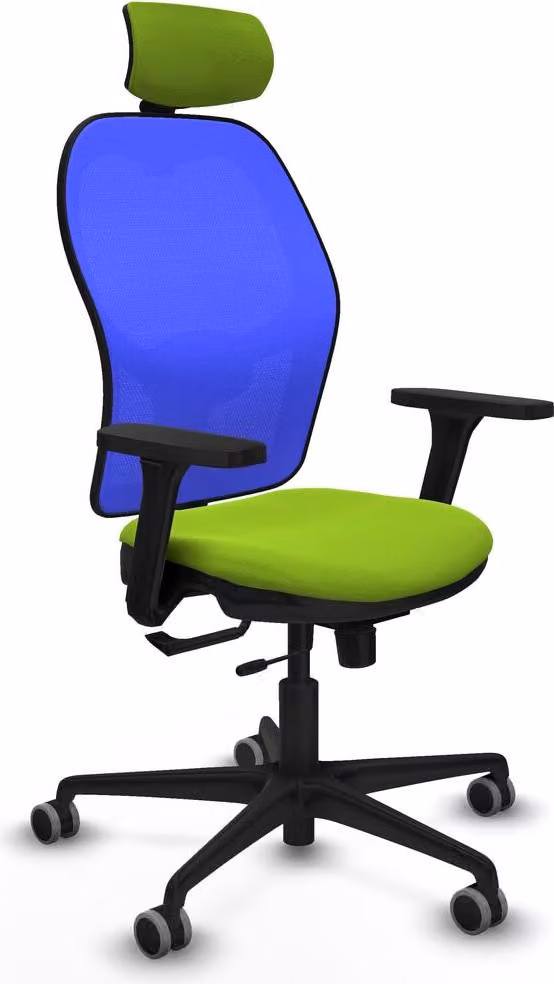 Sedia da ufficio con poggiatesta Jorquera Piqueras y Crespo 3D036G2 Colore Pistacchio