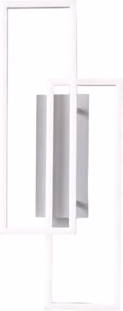 Lampada a Parete LED Dyana Gealuce in Alluminio Bianco Satinato, 40W, 2150lm, 3000K, Dimmerabile, Luce Diretta verso il basso