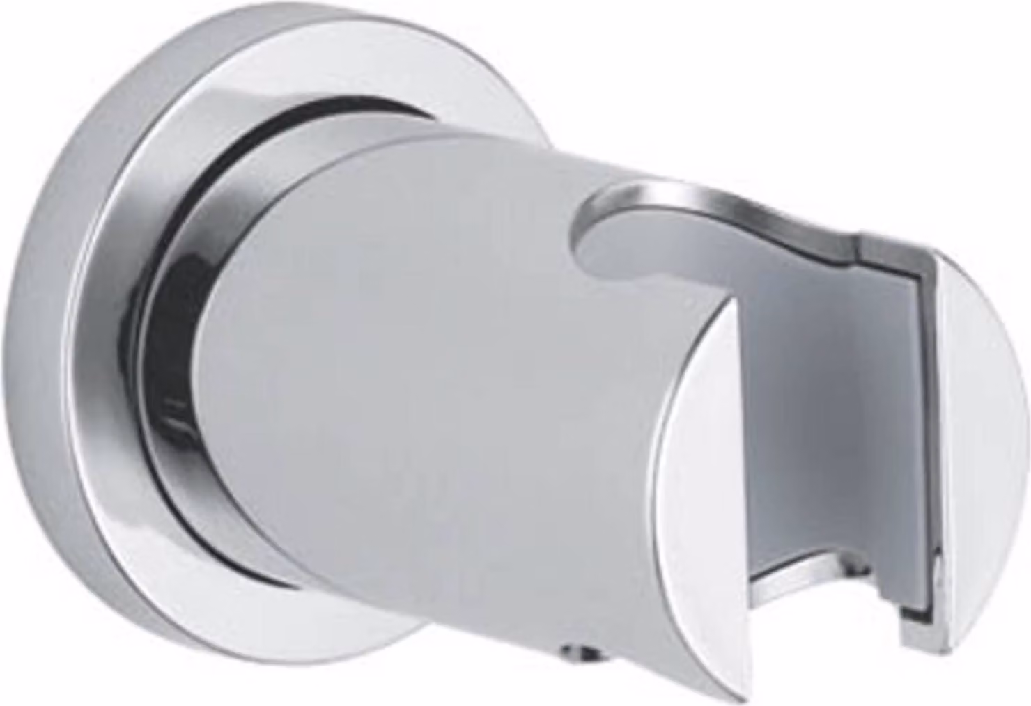 Grohe Rainshower Supporto per doccia a parete con rosetta rotonda, cromato, 1 pz.