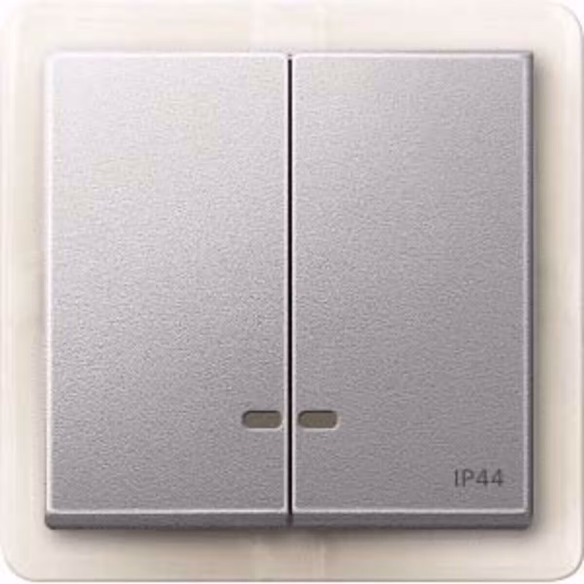Altalena doppia con finestra di ispezione IP44, alluminio, sistema M