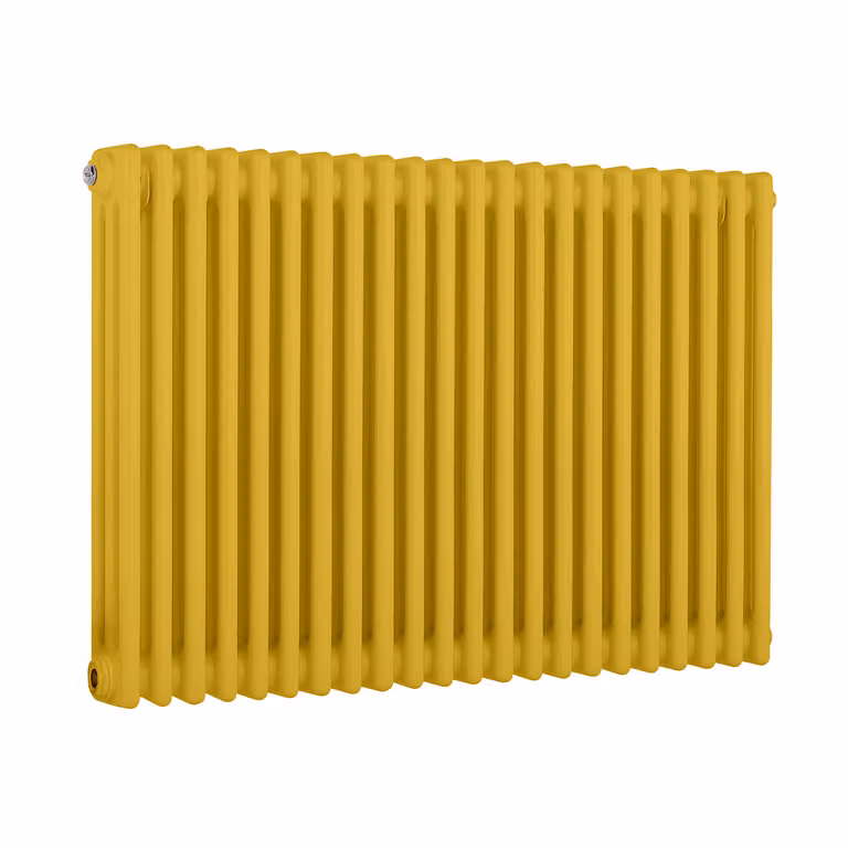 Radiatore Orizzontale a Colonne (3 Colonne) 750mm x 1010mm - Giallo (Dandelion Giallo) - Regent