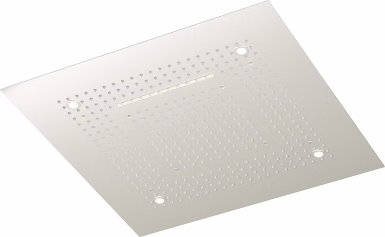Steinberg Série 390 Sensual Rain Panneau de pluie, éclairage LED, set complet, 3 jets, Easy-Clean, 600x600mm, 3906620BN, 3906620BN