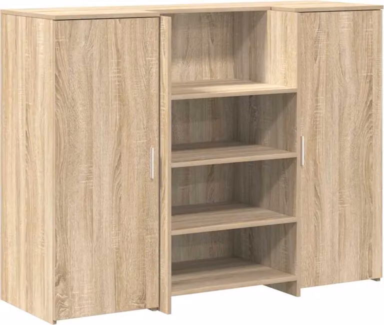 Banco Reception Rovere Sonoma 135x50x103,5 cm Legno Multistrato