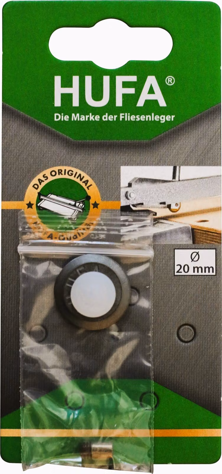 Hufa Schneidhexe c-B/c-AL Set HM disco da taglio Ø20mm + perno tagliapiastrelle