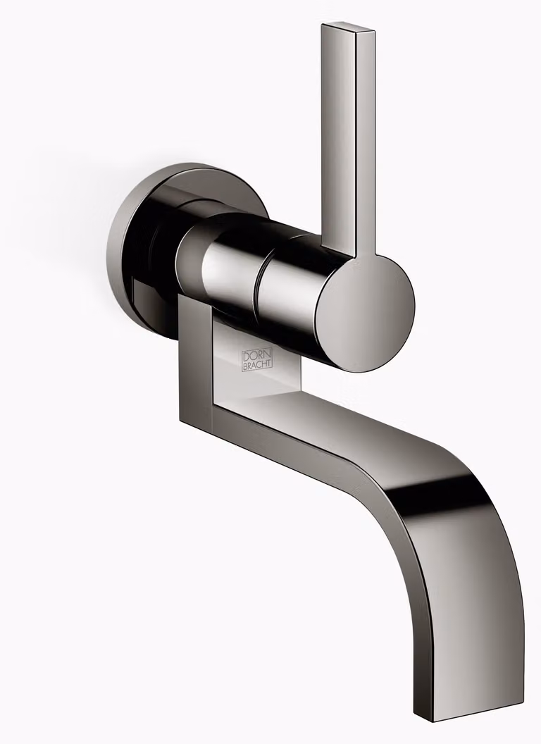 Dornbracht MEM Mitigeur monocommandé mural pour lavabos sans vidage, saillie 185mm, 36805782-19, 36805782-19