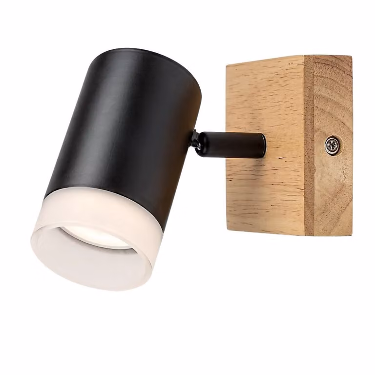 Lampada da parete su base in legno GU10 rovere Toras 73121 Rabalux