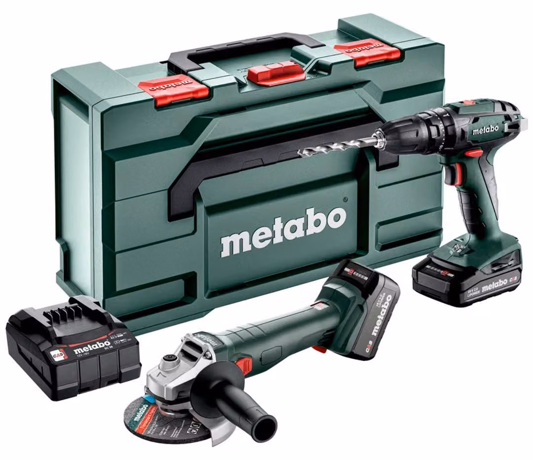 Metabo Combo Set 2.4.4 18 V Akku-Maschinen im Set 18V Maschinenset in metaBOX