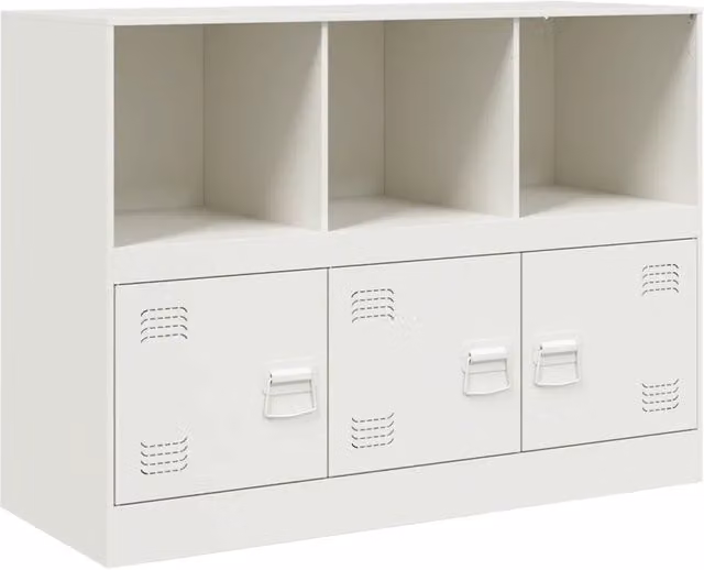 Credenza | Madia | Buffet da pranzo | Armadio da pranzo Rosa 99x39x73 cm in Acciaio