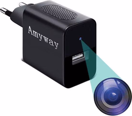 Fotocamera compatta da 32 GB con risoluzione 1080p, visione notturna a infrarossi e rilevamento del movimento, con possibilità di recupero dei dati