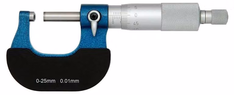 Atm M100 Micrometro esterno 25 mm Argento Argento Taglia unica