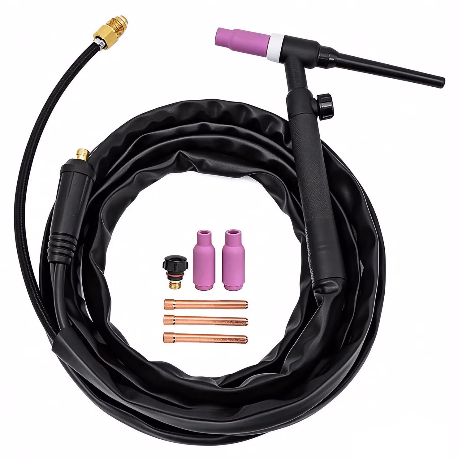 Saldatrice TIG Lasbrander 4M, raffreddata ad aria, con connettore rapido