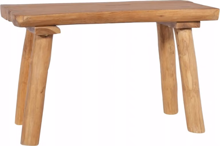 Panca in teak rustica 80 cm panca da giardino panca da giardino mobili da giardino panca in legno panca in legno mobili da giardino