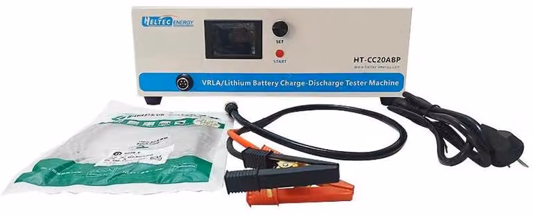 Tester di capacità della batteria, corrente massima 20 A, simulatore di ciclo di carica integrato, HT-CC20ABP