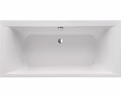 Vasca da bagno Ottofond Tampico 180 x 80 cm, bianca