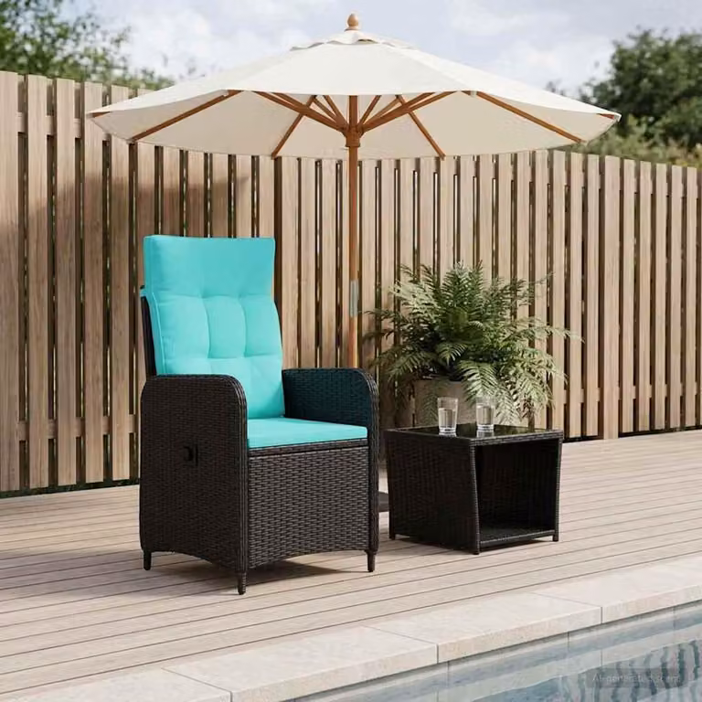 Maison Exclusive - Set da giardino per relax, composto da 2 pezzi.