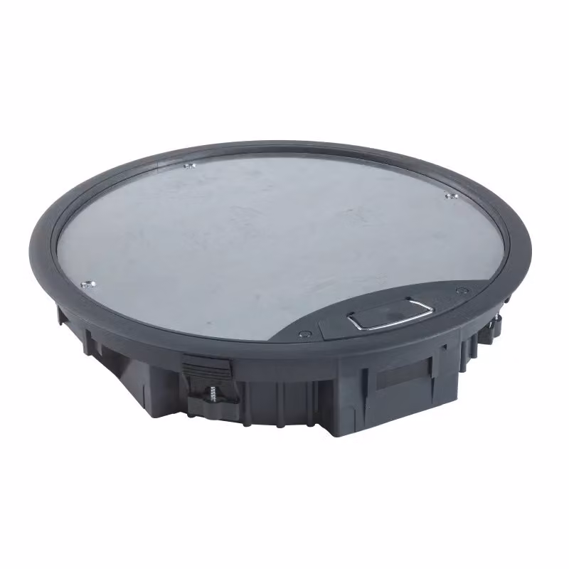 Schneider Electric Scatola da incasso a pavimento UFB-800 grigio simile a RAL 7011 per foro ø 305 mm / UFB-800-BAD 7011 5197100