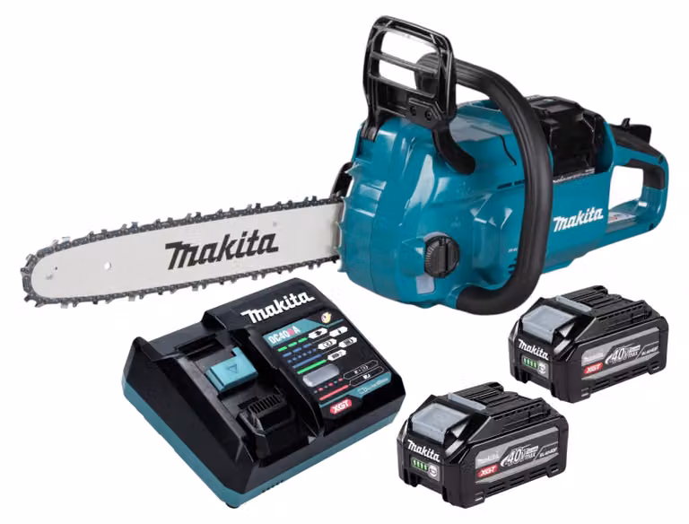 Motosega a batteria Makita UC 025 GU201 40 V max. 35 cm Brushless + 2 batterie da 4,0 Ah + caricabatterie