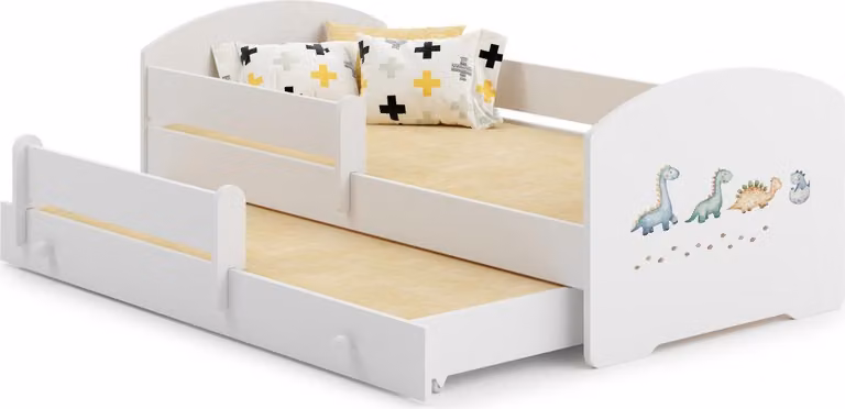 KOBI Letto singolo con rotelle Luk 160x80