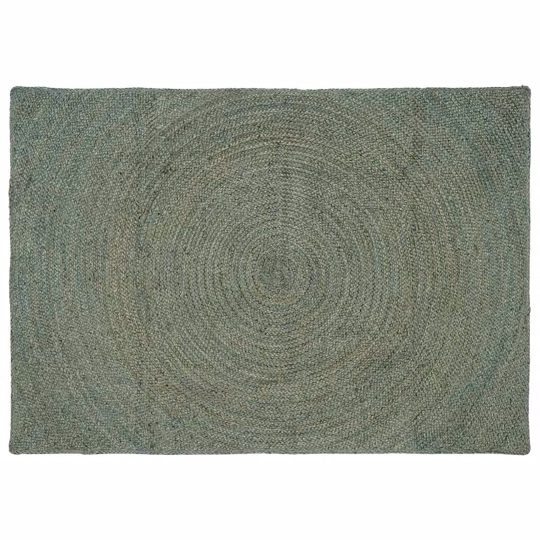 Tappeto in juta vidaXL verde per area living L: 120 cm, P: 170 cm